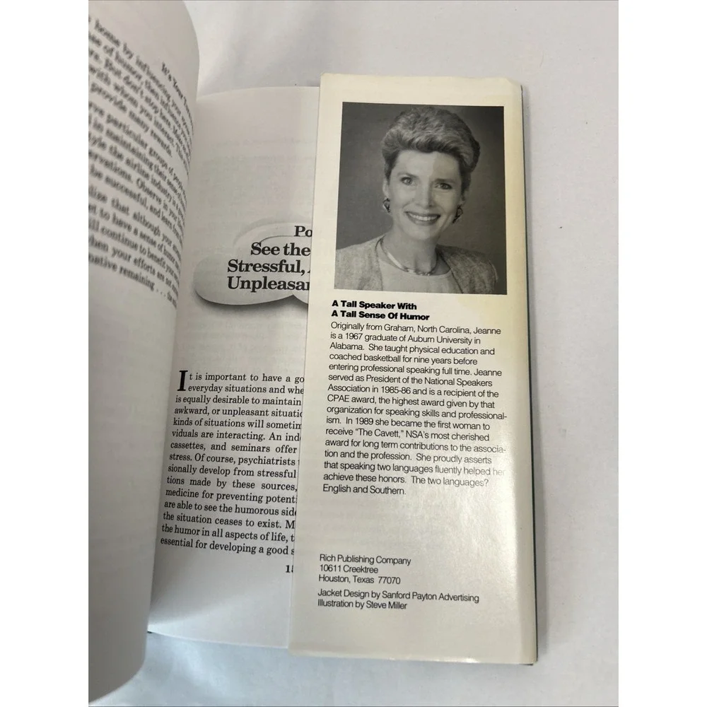 Humor, The Magic of Genie by Jeanne Robertson Signed Hardcover‎ Book Read